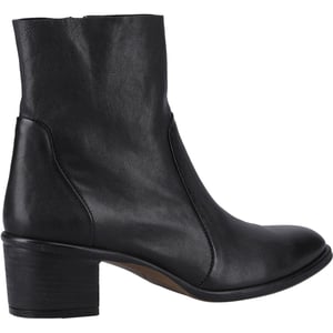Hush Puppies Winona Leren Zwarte Damesschoenen