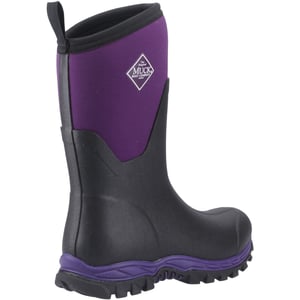 Muck Boots Arctic Sport II Mid Rubber Dames Zwarte/Acai Winter Halflange Laarzen