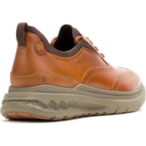 Hush Puppies Excel Leer Heren Cognac Veterschoenen