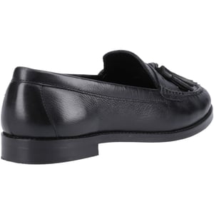 Hush Puppies Connie Dames Zwarte Leren Instappers