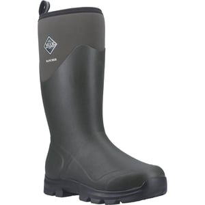 Muck Boots Rancher Rubber Heren Winterkniehoge Laarzen in Stoffige Olijf/Zwart