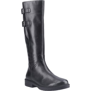 Hush Puppies Tallulah Leren Zwarte Dameslaarzen