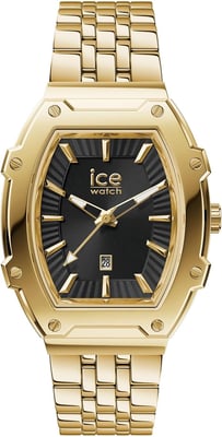 Ice Watch Ice Boliday - Black - Full Steel Shiny Dames Horloge Goudkleurig 024970