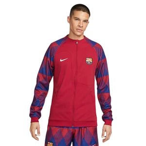 Nike 23/24 Barcelona Rood Trainingsjack Met Ritssluiting