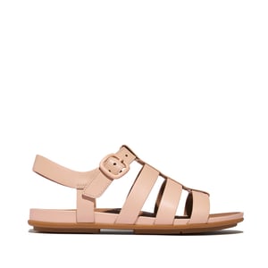 Fitflop Gracie Rubber-buckle Dames Visserssandalen Zandbeige