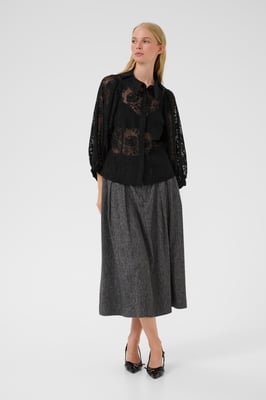 Blouse met lange mouwen KBBrynja Feminine black