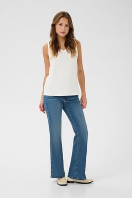 Jersey top CUbase Relaxed fit white