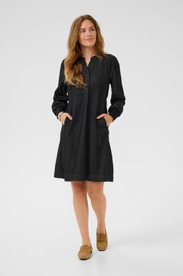 Denim Jurk CUhilka Classic fit black