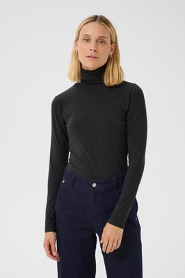 T-shirt met lange mouwen EfinasPW Slim fit navy