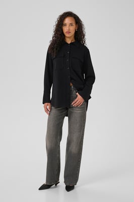 Overhemd met lang mouwen MWSille Casual fit black