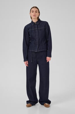 Denim blouse MWFiluca Regular fit dark blue