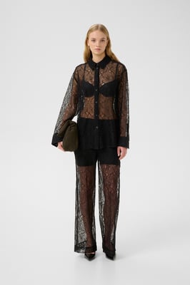 Overhemd met lang mouwen GZedea Loose fit black