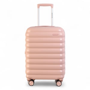 Harde koffer 37 x 22 x 55 cm Roze TSA-veilige bagagekoffer Geschikt voor Easyjet, Ryanair