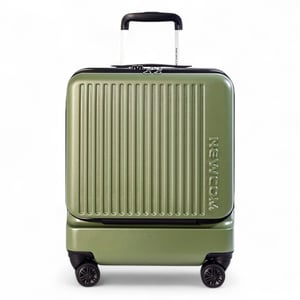 Duurzame EasyJet Ryanair 39 x 26 x 51,5 cm olijfgroene voorkoffer met open cabine