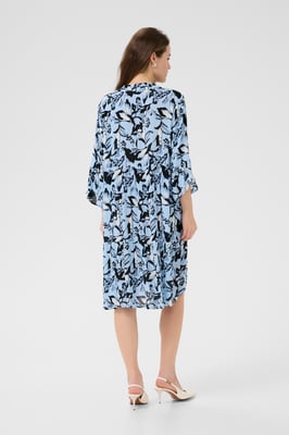 Jurk KAhera A-shape blue multi