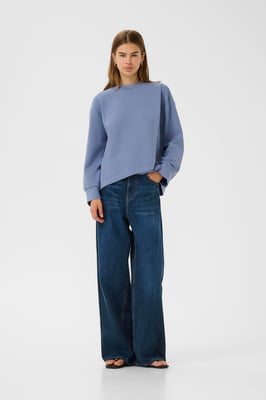 Sweatshirt GidaIW Baggy fit blue