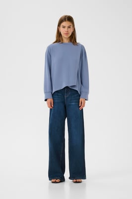 Sweatshirt GidaIW Baggy fit blue