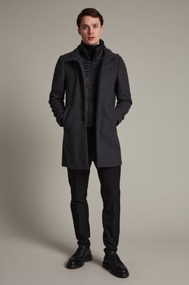 Jas Harvey Regular fit melange