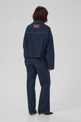 Denim jack MWMalle Box fit dark blue