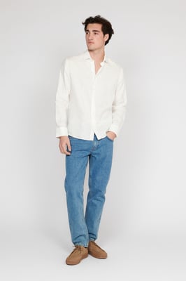 Overhemd met lang mouwen MAmarc Regular fit white