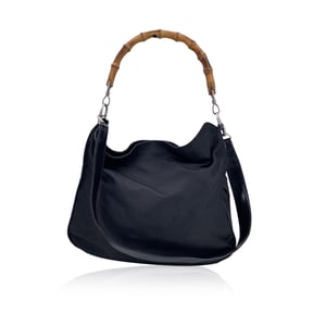 Gucci Vintage Stoffen Hobos Bamboe
