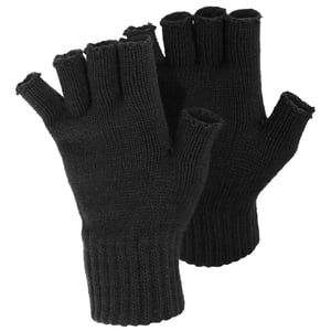 Floso Dames/vrouwen Winterfingerless Gloves (Zwart)