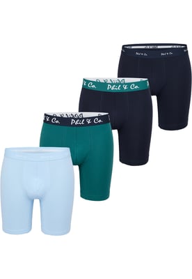 Retro Boxer Long Boxer 4-Pack
