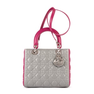 Medium Lady Dior Zip Medium Schoudertas