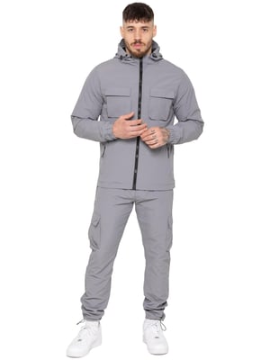 Enzo Milano Heren Poly Cargo Trainingspak Set
