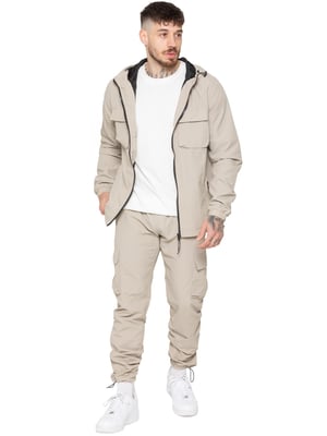 Enzo Milano Heren Poly Cargo Trainingspak Set
