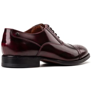 Base London Franklin Leren Heren Bordo Oxford Schoenen