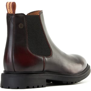 Base London Roebuck Leren Heren Bordo Boots