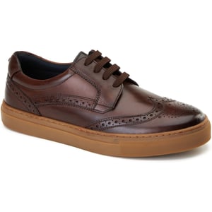 Base London Clapton Leren Heren Bruine Brogues Schoenen