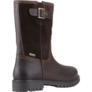 Hunter Canna Enkelboot Leer Dames Bruine Laarzen
