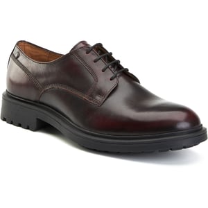 Base London Locke Leren Herenschoenen Bordo met Veters