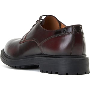Base London Locke Leren Herenschoenen Bordo met Veters