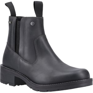 Hunter Skye Dealerboot Leer Dames Zwarte Botten