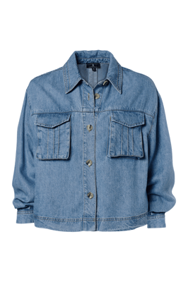 Berry Blouse Denim Blauw