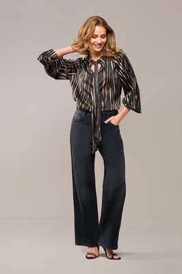 Bension Print Blouse Zwart / Multi