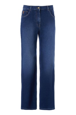 Livia Denim Broek Denim Dark