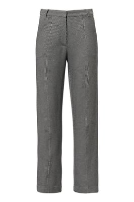 Leony Broek Zwart / Off White