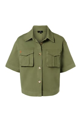 Lina Blouse Olijfgroen