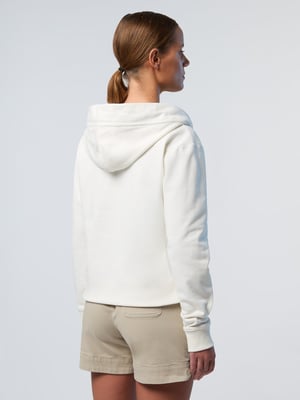 North Sails Hoodie V-hals met North Sails-print