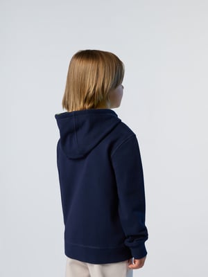 North Sails Hoodie Rits met maxi-logo