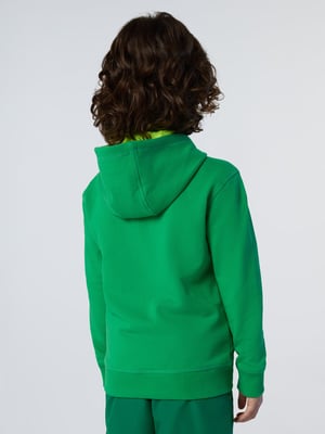 North Sails Hoodie Rits met maxi-logo