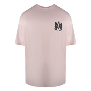 Amiri Puff Logo Roze T-shirt