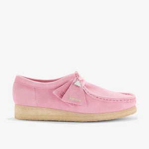 Clarks Originals Wallabee Suède Dames Roze Schoenen