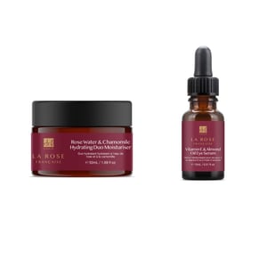 Dr Botanicals Anti-Aging La Rose Française Duo Bevochtigings- & Oogserumset