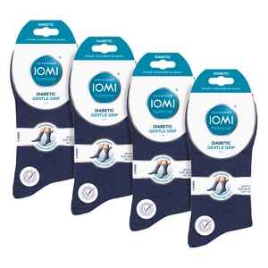 12 Paar Heren Gentle Grip Top Diabetessokken | Niet-elastische Katoenen Sokken