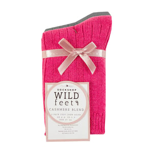 2-Pack Dames Kasjmier Wol Slaapsokken